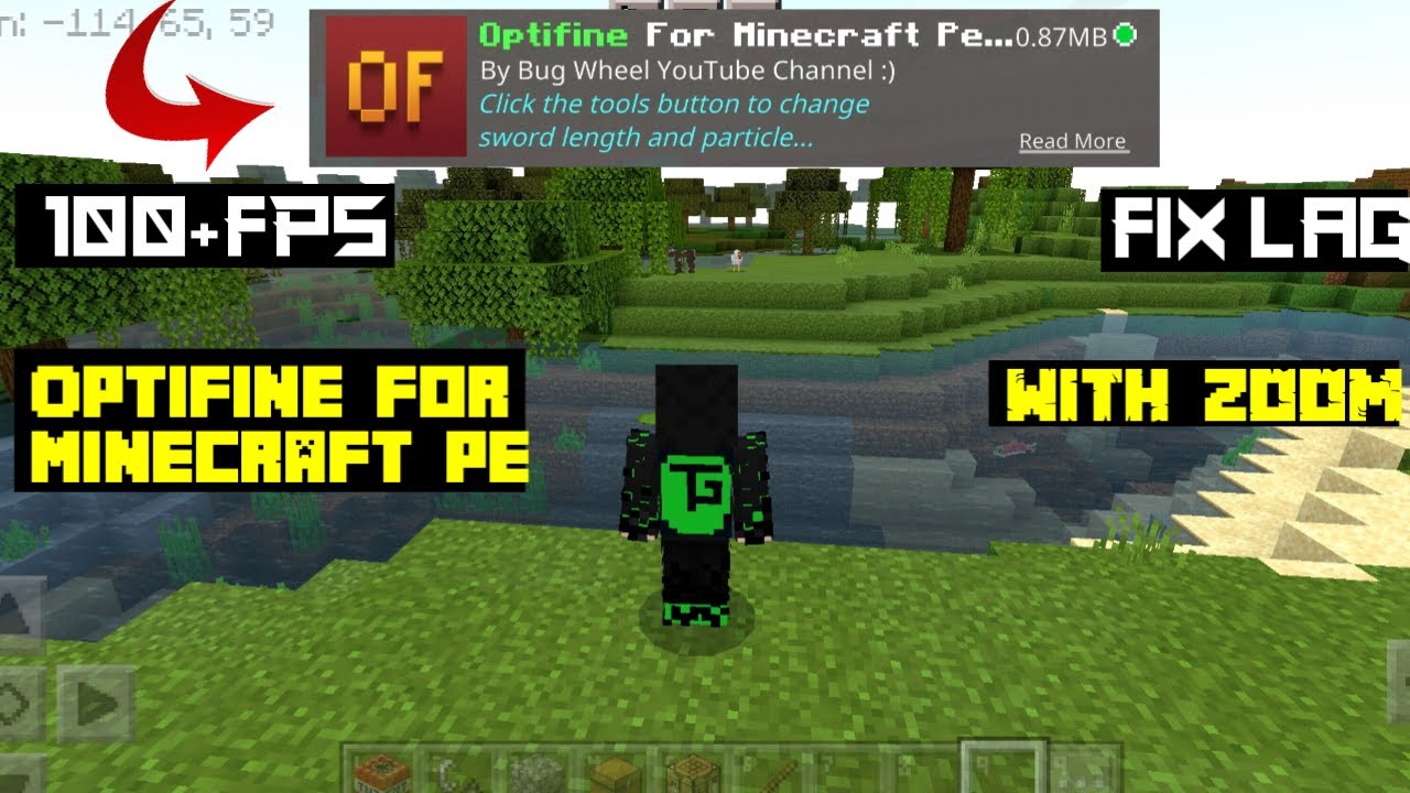 Optifine For Minecraft Pe | Fix Lag In Minecraft Pe | Minecraft ...