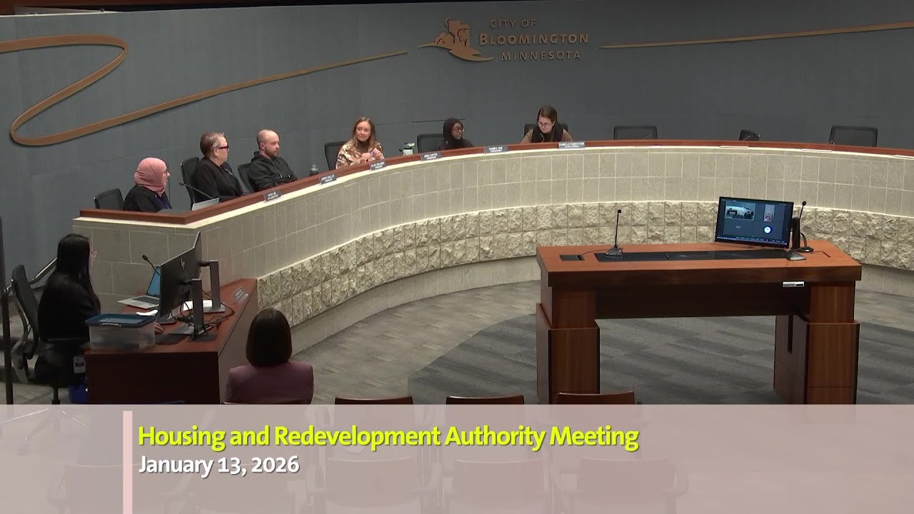 January 13, 2026 Housing and Redevelopment Authority Meeting