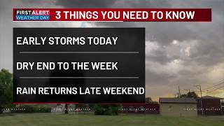 WSAZ+ | Heavy rain, storms arrive Tuesday morning