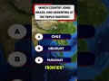 3 Countries at Once! 🇧🇷 🇦🇷 🇵🇾#Reels #GeographyQuiz #SouthAmerica #Trivia #knowledgemania