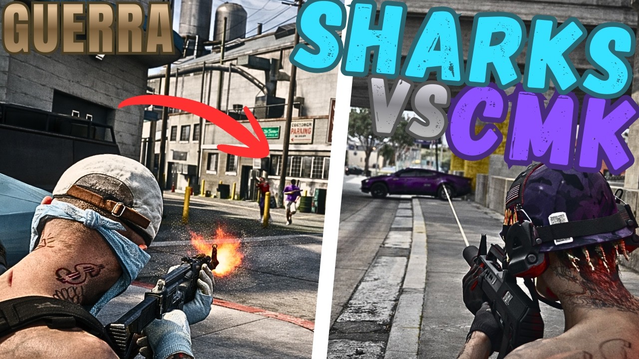 GUERRA DIA 1 | CMK vs SHARKS | SEGUNDO T1ROTEO CON ARM4S LARGAS | DovuxLife