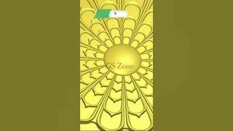 Stone 3D Follower Design made by #gszone Stone Carving Design  #design #artcam #cncrouter