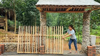 FULL VIDEO : 30 Days to complete natural stone gates and fences for your home | Farm life