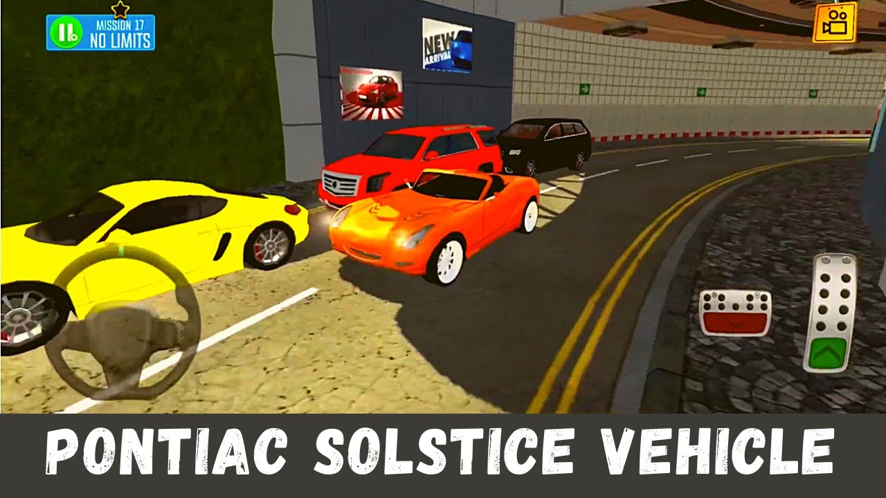 Pontiac Solstice Vehicle Multi Floor Garage Driver Gameplay