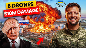 Asymmetric Strike: Ukraine’s 8-Drone Strike Turns Russia’s $200K Into $10M+ Damage #UkraineRussiaWar