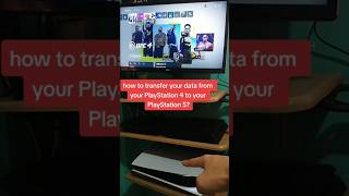 PS4 to PS5 Game Data Transfer Quick Tutorial #ps5 #ps5tutorial #gaming #playstation #ps4 #shorts