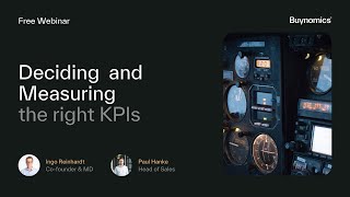 Webinar on Deciding and Measuring the Right KPIs