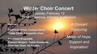 2018-19 Winter Choir Concert