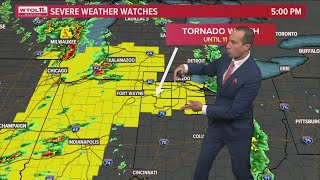 Tornado watch issued for northwest Ohio, portion of southeast Michigan | WTOL 11 Weather - 5/7