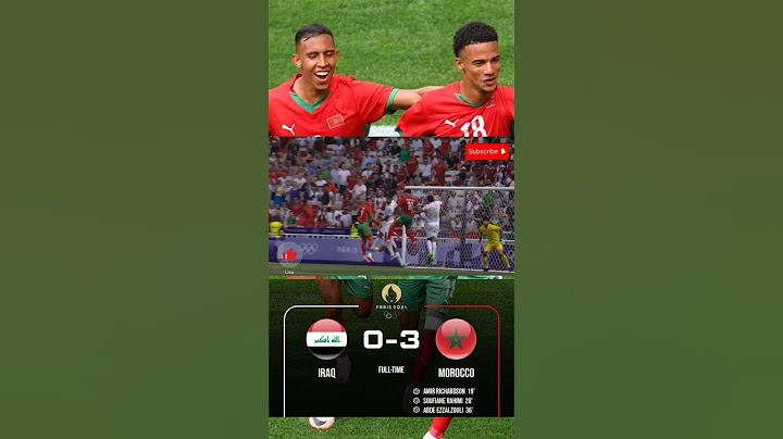 المغرب يفوز على العراق 3-0 و يتأهل إلى ربع النهائي