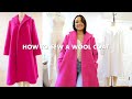 HOW TO SEW A WOOL COAT