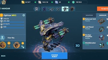 Ophion Laser Still works? | War Robots Gameplay