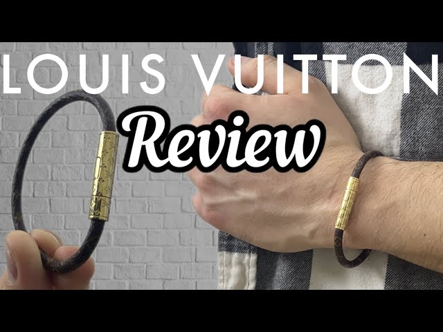 LV Confidential cloth bracelet