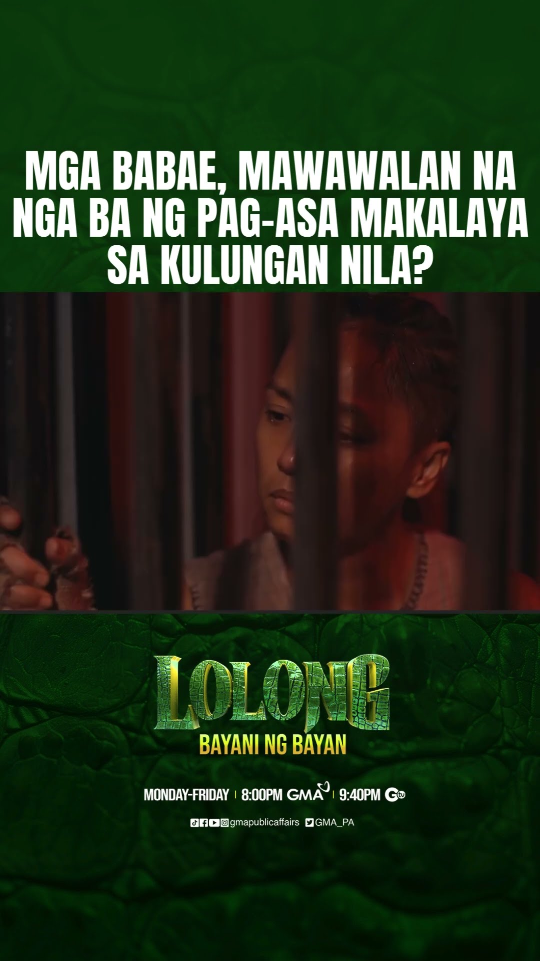 Mga babae, mawawalan na nga ba ng pag-asa makalaya sa kulungan nila? | Lolong 2