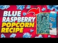 Recette de popcorn  la framboise bleue utilisant le kettle corn popper