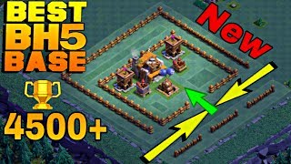BUILDER HALL 5 (BH5) BASE LAYOUT | BEST BH5 BASE COC  | CLASH OF CLANS
