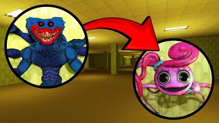 Never Go to Backrooms with NIGHTMARE HUGGY WUGGY AND MOMMY LONG LEGS in Garry's Mod
