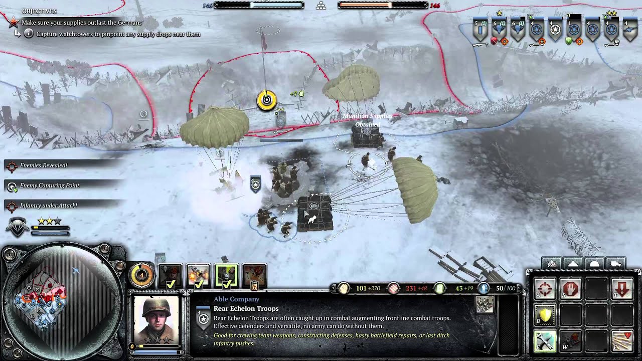Let's Play Company of Heroes 2: Ardennes Assault (Pt 25) Gameplay Walkthrough Review 1080p - YouTube