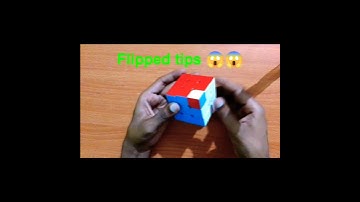 Flipped tips pattern short video😱😱#3by3 #rubikscube #shorts #youtubeshorts @rajucube.master