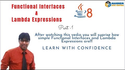 Java 8 Functional Interfaces and Lambda Expressions - Part -1