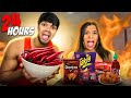 Eating worlds spiciest food for 24 hours  prank    vlog  yash and hass