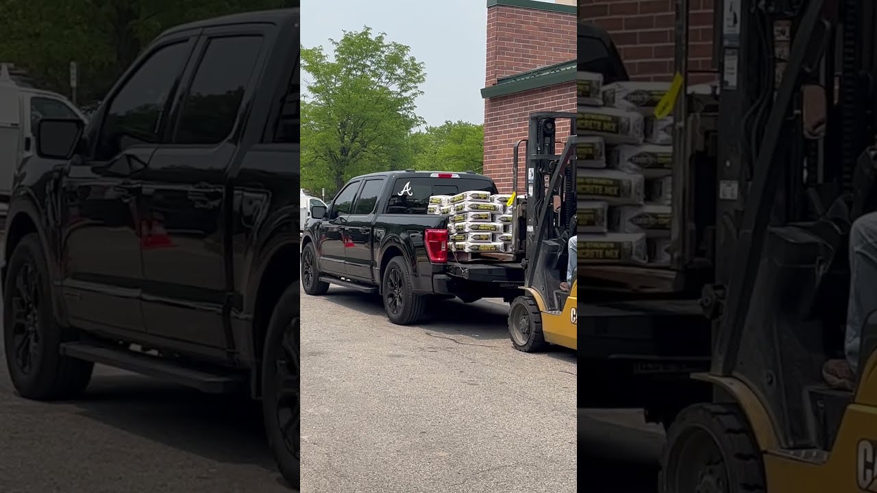 F150 Powerboost Vs 3600 Lb Of Concrete Trucks Construction