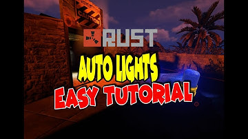 Rust Electricity Tutorial - Auto Lights - Includes Wiring Diagram