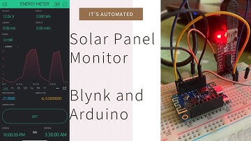 Solar Power Monitoring System Blynk & WemosD1 Mini(ESP8266) - Arduino | Code Included