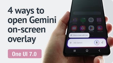 Four ways to open the Gemini