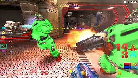 Quake 3 OSP: CTF Nationscup3 Final - Ger vs Swe q3wcp9 part1 (map4)