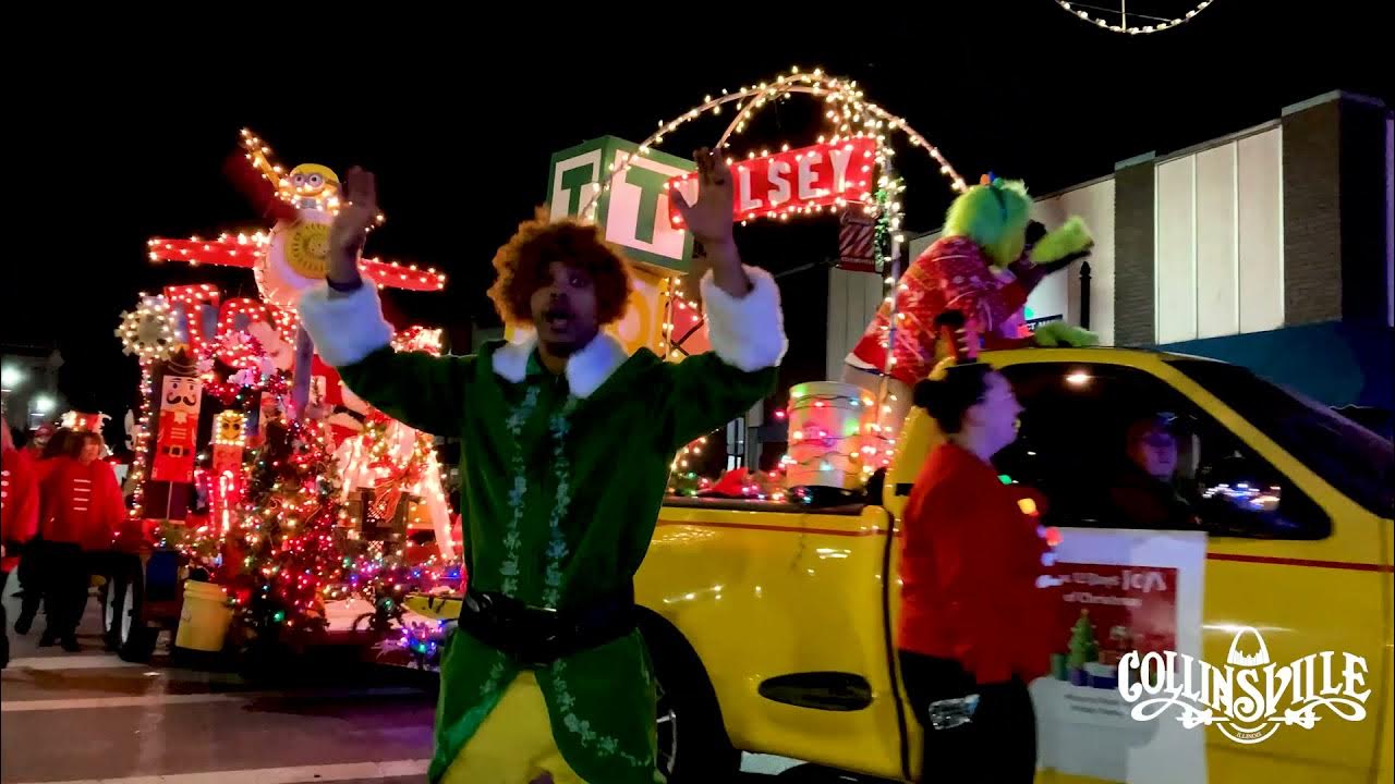 Collinsville Illinois 2021 Christmas LightUp Parade YouTube