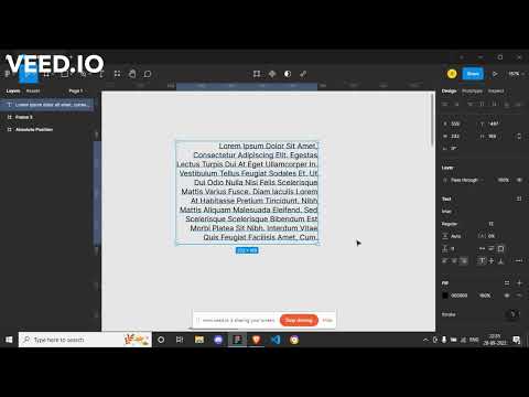 Change the alignment of text in Figma