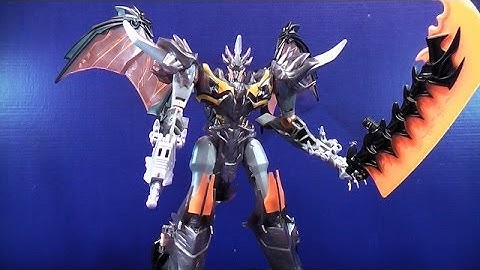 NEW 2014 TRANSFORMERS PRIME BEAST HUNTERS VOYAGER CLASS PREDAKING TOY REVIEW
