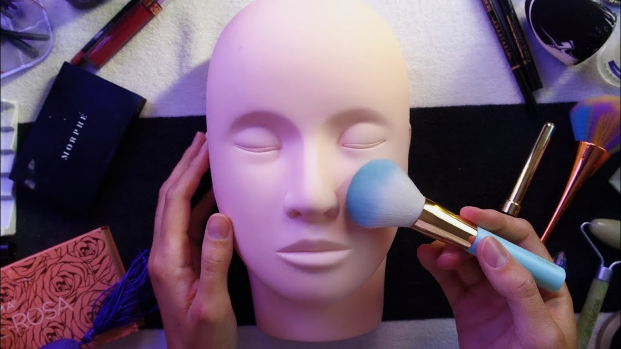 ASMR | Makeup on a Mannequin Face
