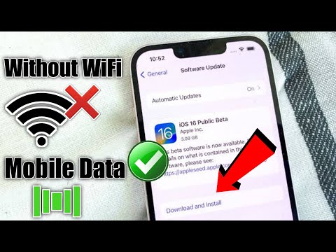 वीडियो: मैं वाईफाई के बिना आईओएस कैसे अपडेट करूं?