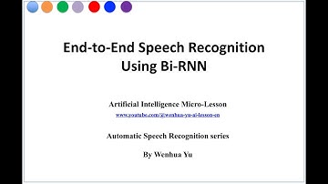 End to end Speech Recognition Using Bi-RNN