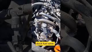 high pressure pump fuel valve fault #mechanic