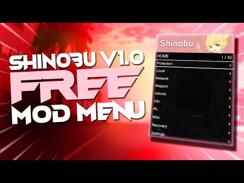 GTA V Online PC 1.53 | Shinobu 1.0 NEW FREE MOD MENU | Full Recovery | *UNDETECTED* | Tutorial 2021