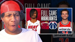 Lvgit Reacts To HEAT at WIZARDS | FULL GAME HIGHLIGHTS | February 2, 2024