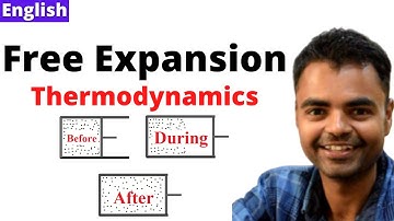 Free Expansion Process in Thermodynamics in English