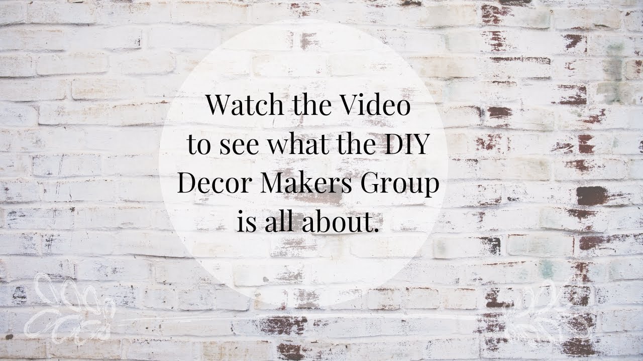 DIY Decor Makers Group YouTube