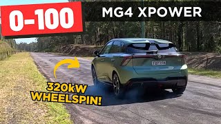 2024 MG MG4 XPower review: 0-100, 1/4 mile, 100-0 braking