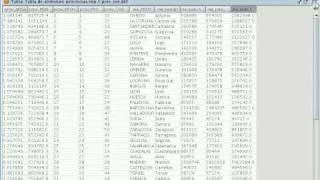 Details Joining tables and density legend in gvSIG Update