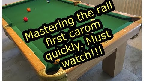 30 minutes to Master Rail First Carom shots.  Dominate your opponents with this Pool Lesson / Drill.