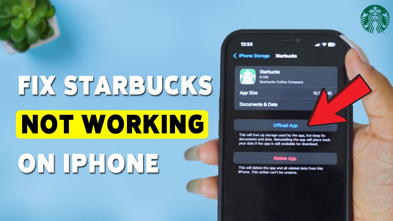 How To Fix Starbucks Not Working On iPhone | Resolve Starbucks App ...