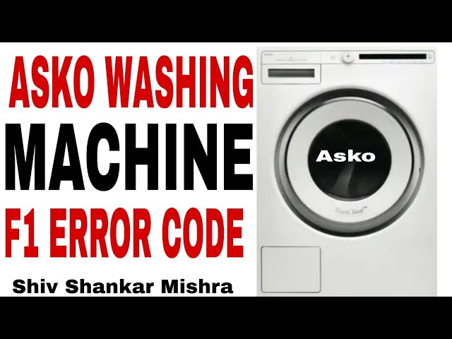 Asko Washer Code F1: Troubleshooting Made Easy
