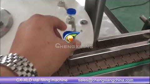 CX-XLD Vial liquid filling machine,filling stoppering capping machine