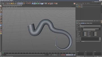 Cinema4D Tutorial: MoSplines Part 2 Tentacles (Beginner)