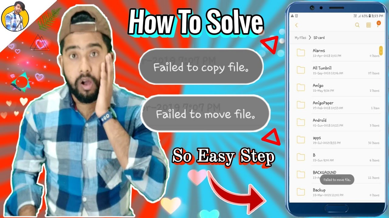 Copy file fails