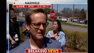 Mother hijacks Fox News feed after Nashville tragedy